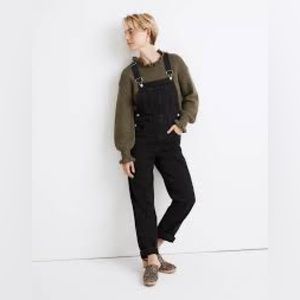 MADEWELL Straight Leg Overalls size large in lunar wash